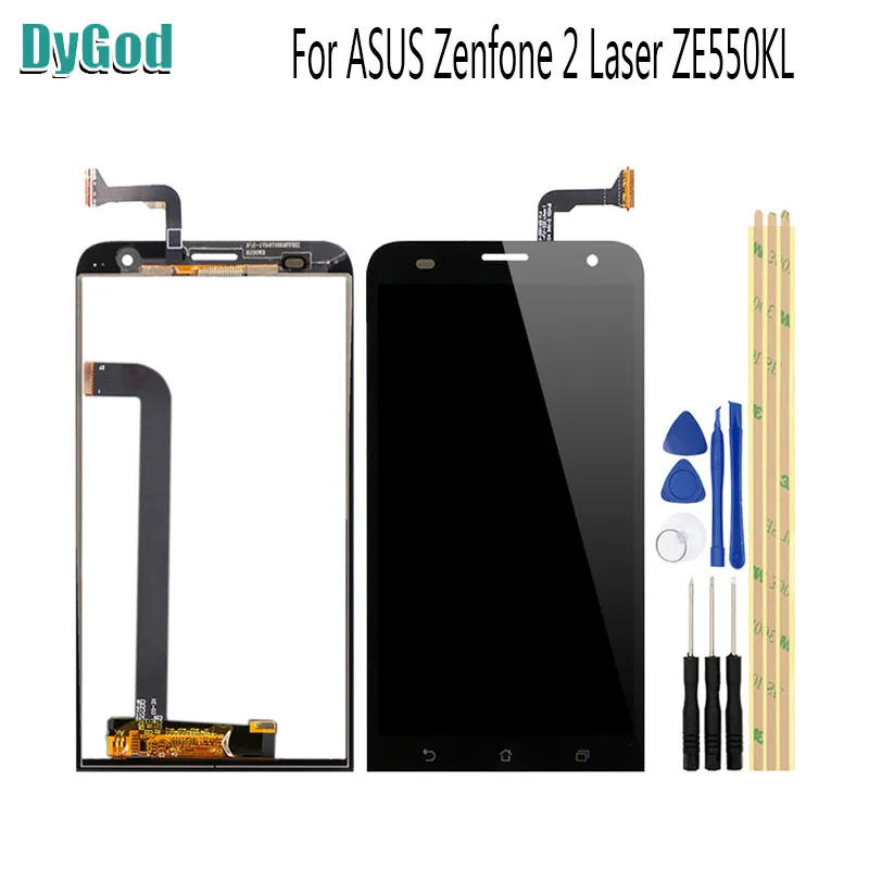 DyGod 5 ''ЖК-дисплей для ASUS Zenfone 2 Laser ZE550KL сенсорный экран телефона Lcds дигитайзер
