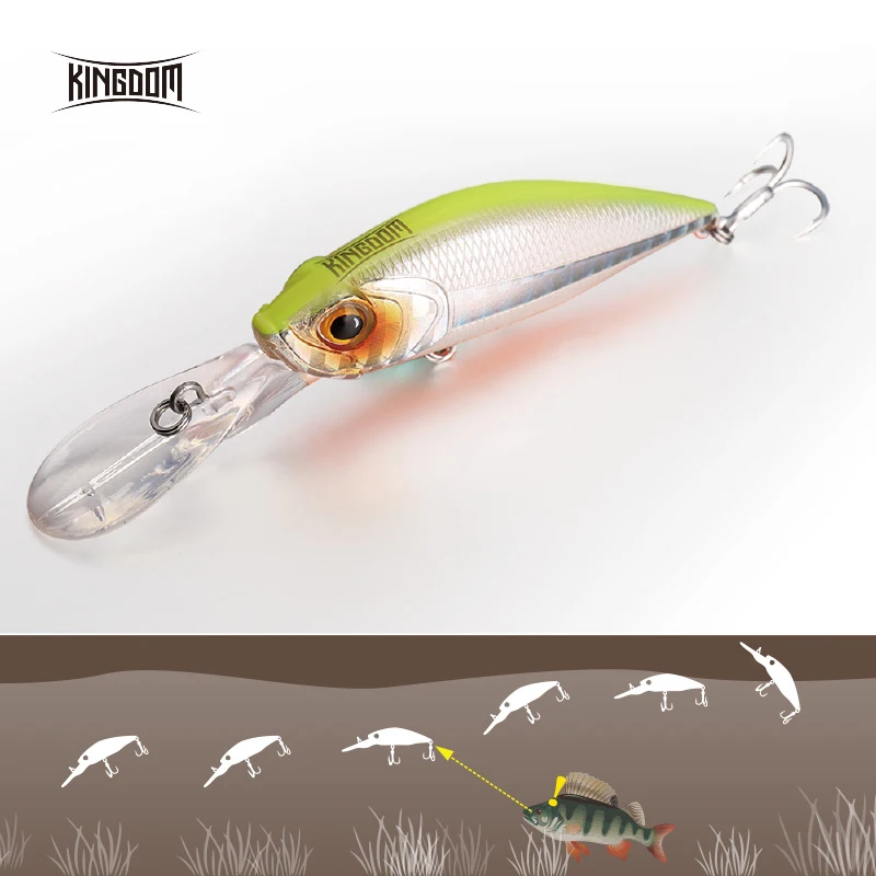 Kingdom Hot JERKBAIT Suspending Minnow рыболовные приманки 60 мм 70 хорошее действие воблеры высокое