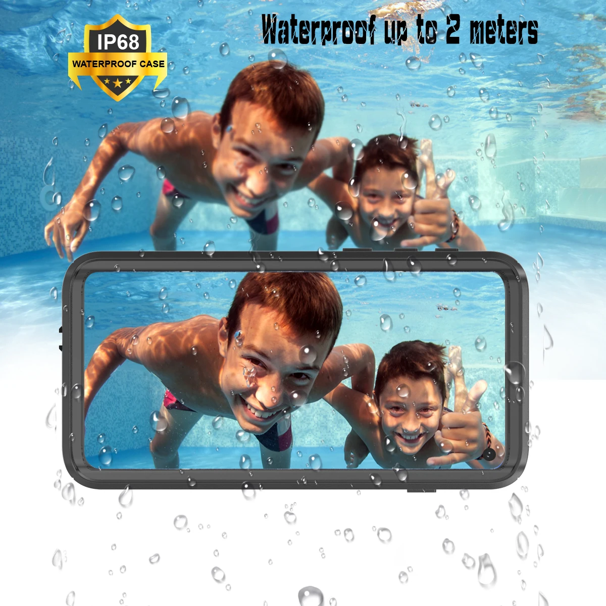 

For Samsung Galaxy S10 Waterproof Case IP68 360 Degree Protection Diving Shockproof Shell Cover For Samsung S10 Case Underwater
