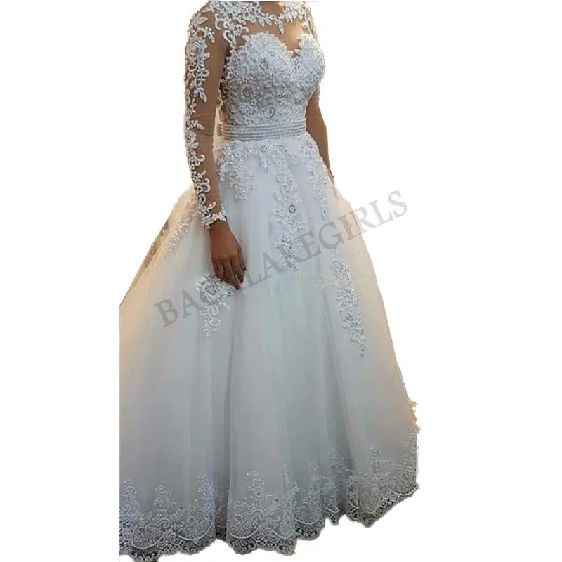 Элегантное свадебное платье Vestido De Noiva с рукавами-крылышками винтажное кружевное платье de mariee свадебное платье с жемчугом для mariage trouwjurk