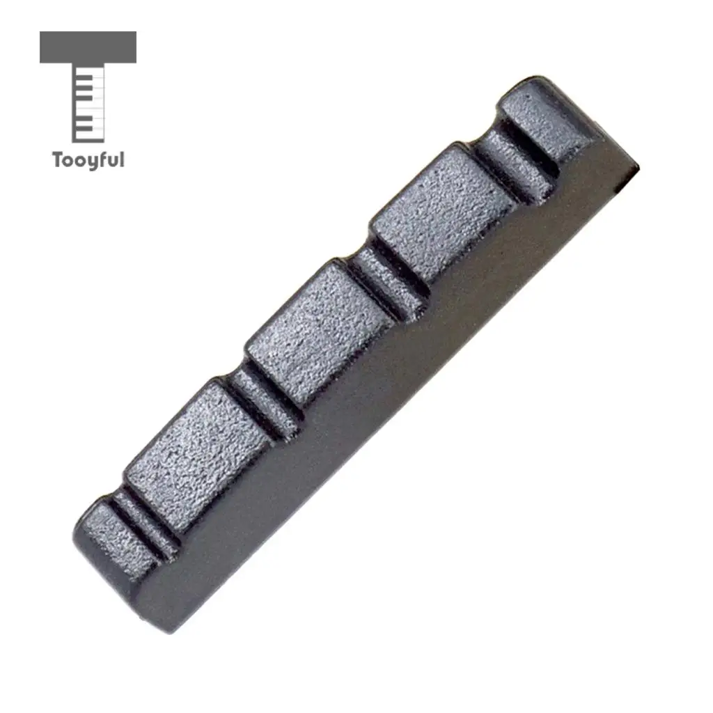 String Slotted Nuts for 4 String Electric Bass Guitar Accessory 2 Pcs