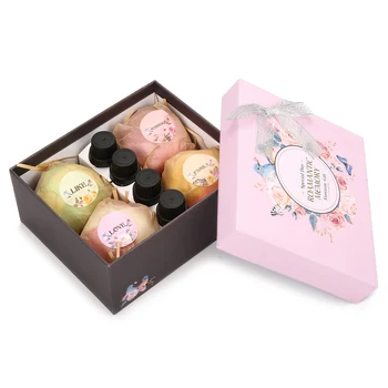 

1 Set Skin Care Oils For Aromatherapy Diffusers With 4 Massage Oil 4 Bath Ball Body Relax Skin Care Natural Massage Oil Set New