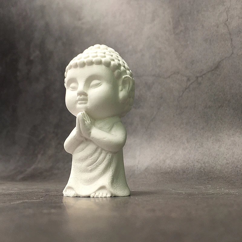 

Sakyamuni Buddha statue silicone mould Aromatherapy Plaster car decoration crafts Buddhist religious Blessing Gypsum mold