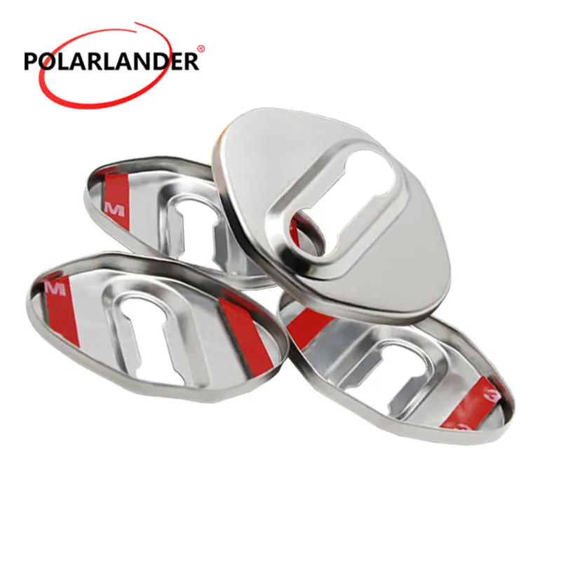 

For Honda CRV/Civic/jade/ SPIRIOR/Fit/Accord/Odyssey 4 pcs car styling Car door lock cover stainless steel