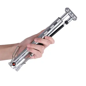 

Bike Pump Portable Mini Bicycle Floor Pump 160 PSI Aluminum Tire Pump Tire Inflator MTB With Pressure Gauge Cycling Air Pump