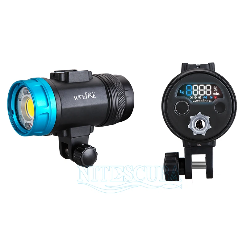 

NiteScuba Diving Strobe Weefine Smart Focus video light& snoot for Gopro RX100 camera macro underwater photography accessories