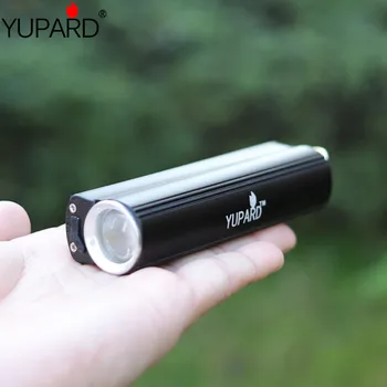 

yupard Rechargable Cigarette Lighter torch USB charging Q5 LED Flashlight lamp lantern power bank + 18650 battery+charger