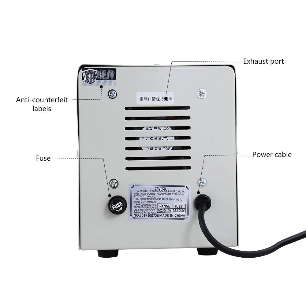BEST PS-203D 0-20V 0-3A Adjustable DC Power Supply W/ GSM Signal Detection for Mobile Phone Maintenance Repair Power Supply