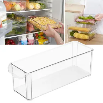 

Multifunctional Versatile Refrigerator Organizer Freezer Bin Food Storage Bin Storage Container Fridge Bin for Kitchen