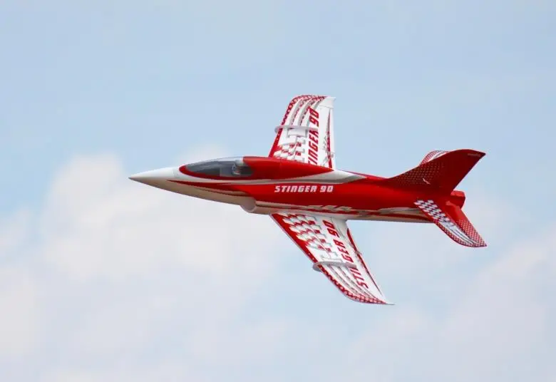 

Electric RC Aeroplane Stinger Jet Fighter Powered by 90mm EDF PNP Version