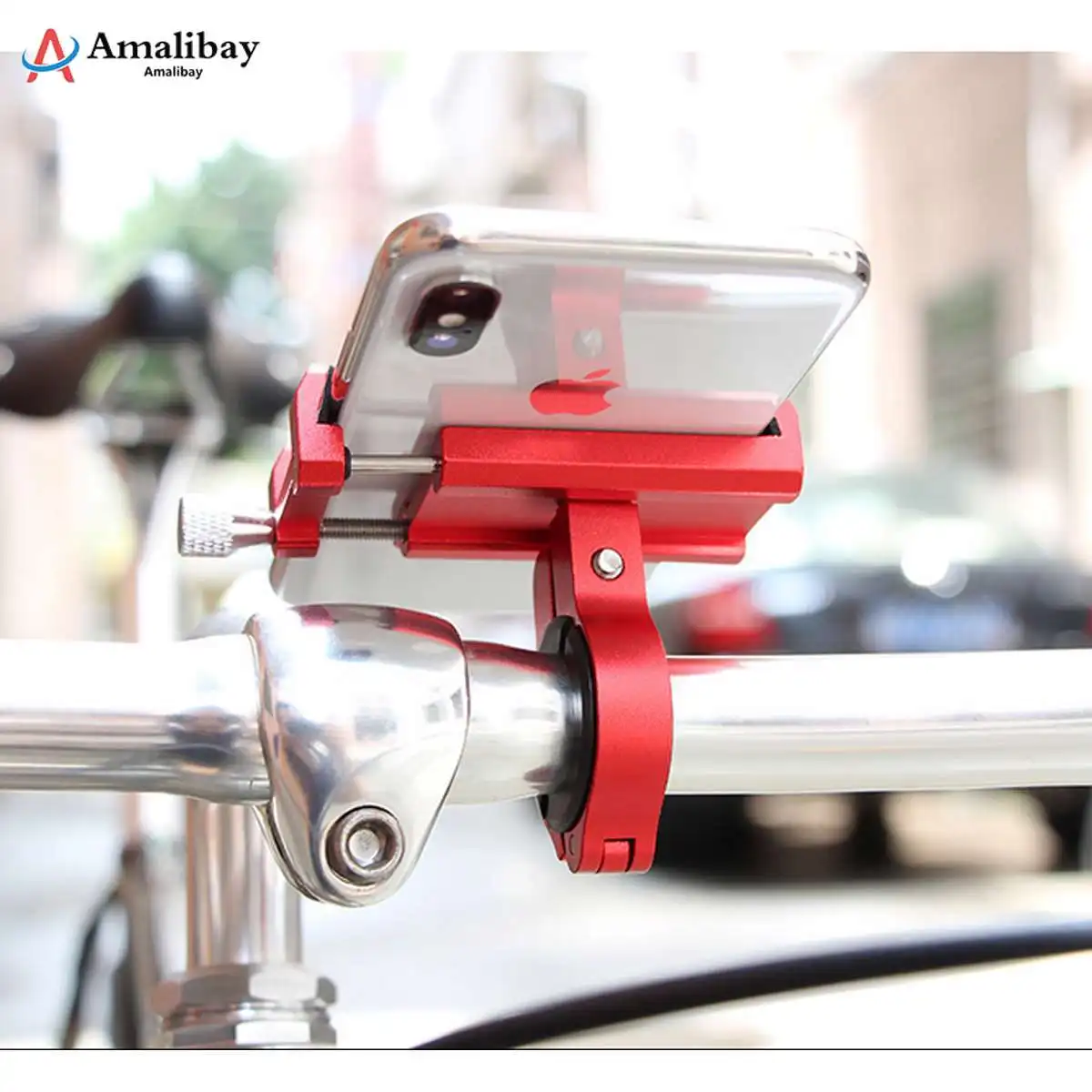 Xiaomi M365 Adjustable Anti-Slip Mobile Phone Stand Holder M365 Pro Electric Scooter Qicycle EF1 Handlebar Mount Bracket Rack Xiaomi M365 Adjustable Anti-Slip Mobile Phone Stand Holder M365 Pro Electric Scooter Qicycle EF1 Handlebar Mount Bracket Rack