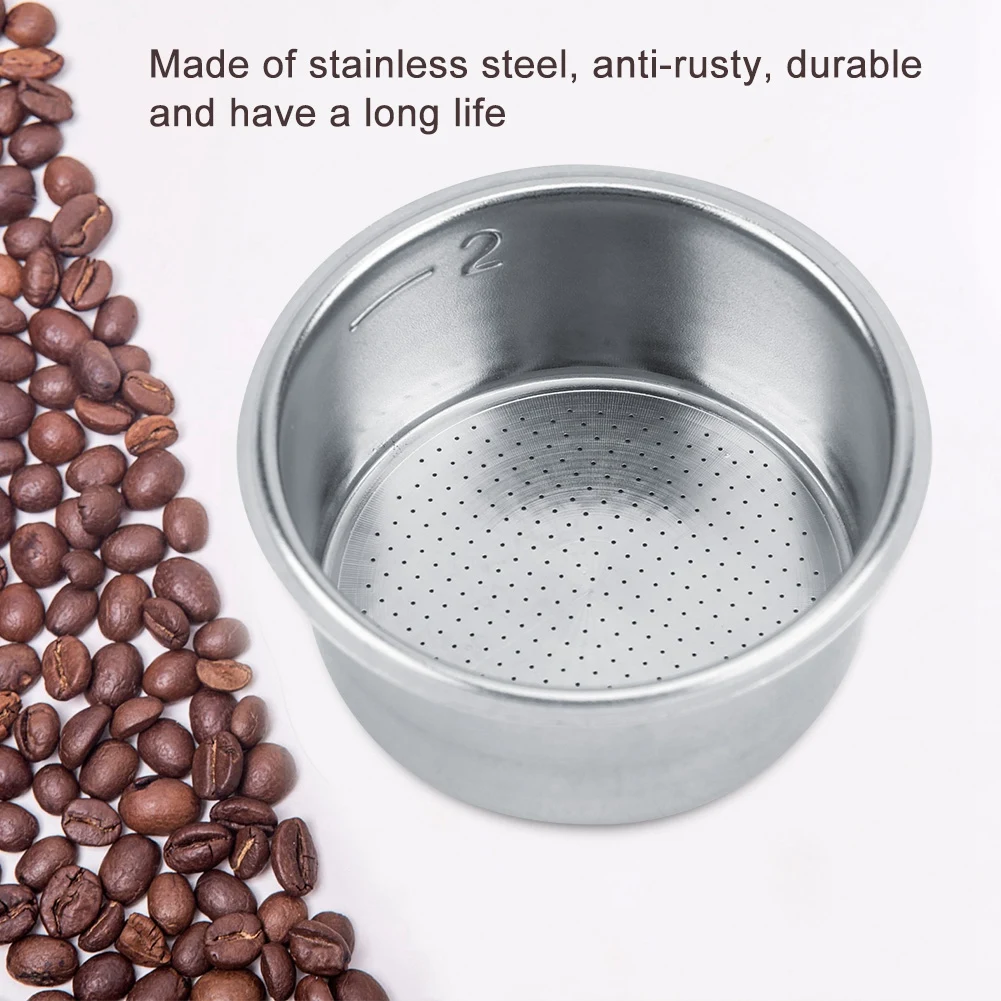 Фильтр для кофе, чая корзина Нержавеющая сталь Кофе не под давлением, фильтрационная Сетка Ситечко для заваривания чая