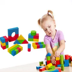 38 шт. EVA Building Brick Block пены строительство мягкая безопасная детская игрушка для малыша разведка собраны игрушечные лошадки