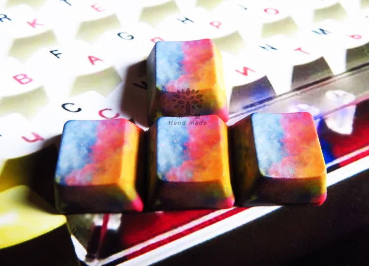 4 шт./компл. крышка ключа для сублимации краски Ван Гога утолщенная механическая