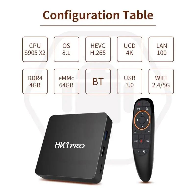 Android 8 1 Smart tv BOX Google Voice Assistant Amlogic S905X2 2 0 ГГц 4 Гб 64 Wifi Bluetooth K 3D телеприставка IP