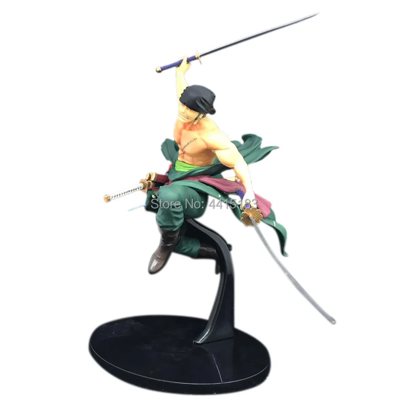 Anime One Piece Roronoa Zoro 38th PVC Action Figure Doll Collectible Model Baby Toy Christmas Gift For Children 26 cm