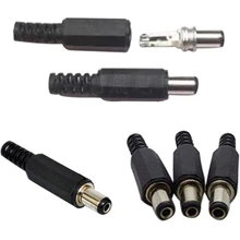 *#Best Price 10Pcs 5.5mm x 2.1mm Male Solder DC Power Tip Plug Jack Adapter Connectors(Black) #4 *#Best Price 10Pcs 5.5mm x 2.1mm Male Solder DC Power Tip Plug Jack Adapter Connectors(Black) #4