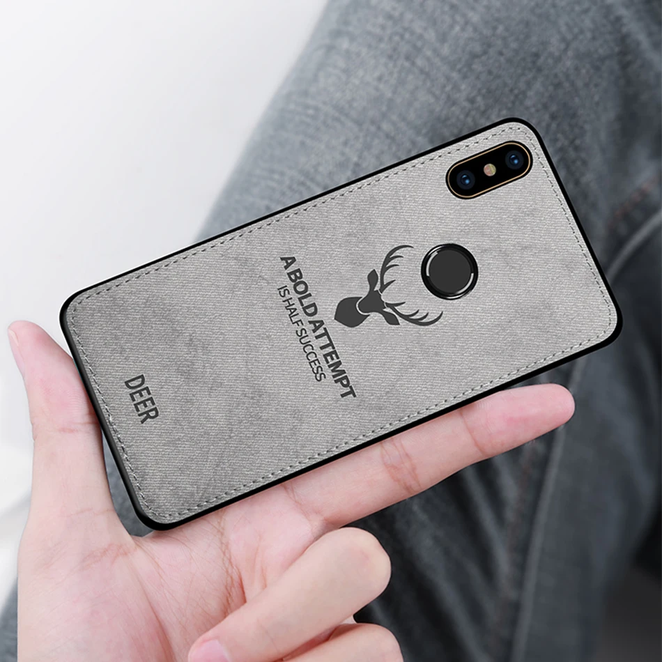 Для Xiaomi Redmi Note 5 Pro задняя крышка Силиконовая окантовкка ткань Защитный ковер для Mi