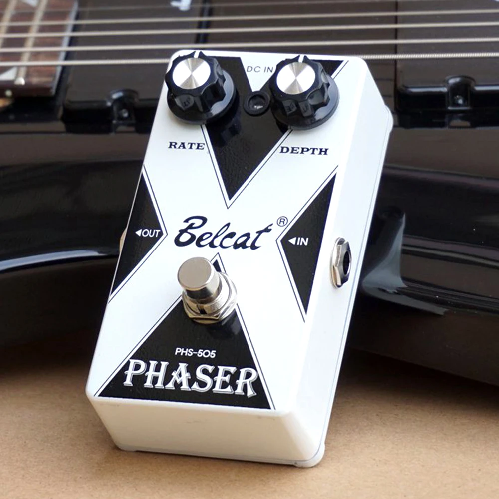 Педаль для электрогитары Belcat PHASER с контролем уровня глубины и скорости|Детали