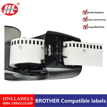 

2X Rolls Brother Compatible Labels Paper DK 22205
