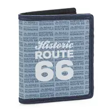 Route 66 модель Висконсин кошелек, изменить кошелек, бумажник и держатель карт для молодых холст печатных цвет