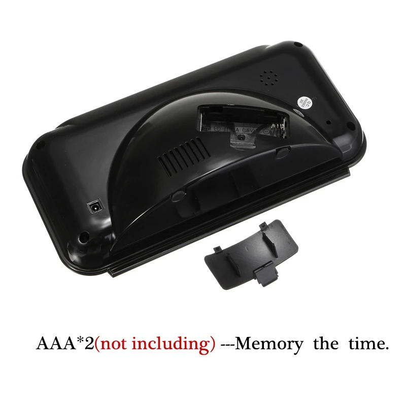  New Arrival 2018 LED Digital Dispaly Modern Clocks Snooze Alarm Clock Timer 24 Hour Desk Table Desk