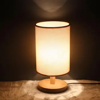 

110V-220V Home Decoration Lamp Modern Bedside Table Lamp Holder Bedroom Indoor Adornment Desk Night Light Base New