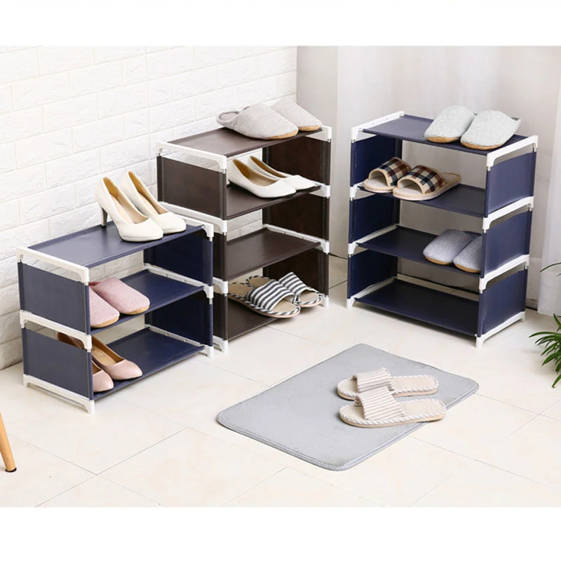 WHISM غير المنسوجة النسيج تخزين الحذاء الرف الجرف المنزلية خزانة أحذية حامل مُنظِم DIY المنزل الأثاث WHISM غير المنسوجة النسيج تخزين الحذاء الرف الجرف المنزلية خزانة أحذية حامل مُنظِم DIY المنزل الأثاث