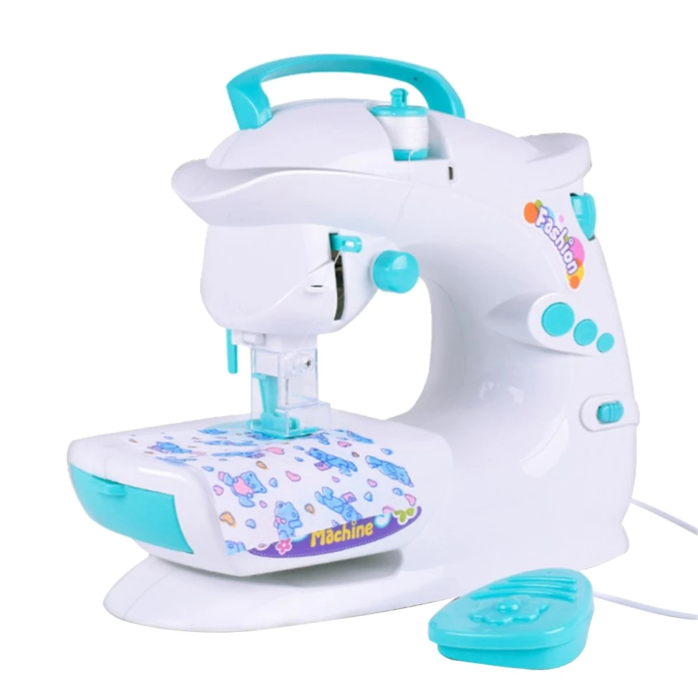 

1Pc Electric Sewing Machine Easy to Use Plastic Lightweight Educational Toys Sewing Toy Sewing Machine for Girls Boys Children
