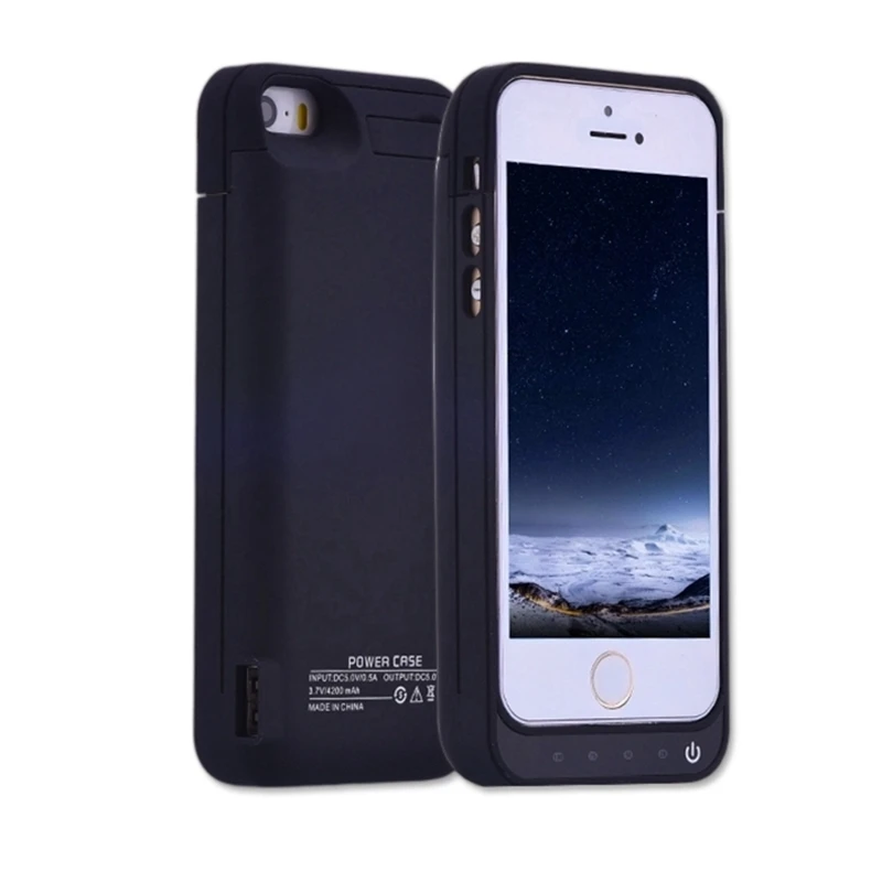 Best For Iphone 5 5g 5c 5s Se Battery Case 4200mah Case With Battery For Iphone 5 5c 5s Se Best External Accumulator With Holder