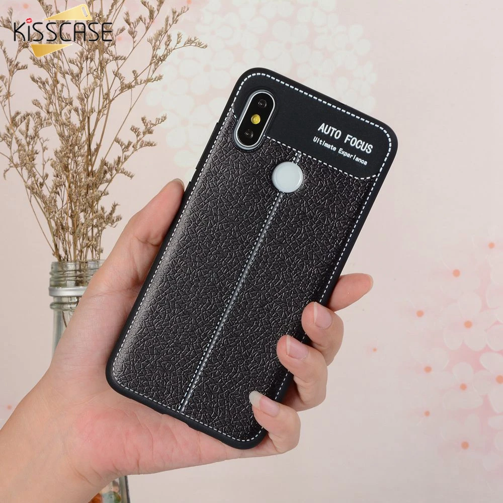 

KISSCASE Case For Xiaomi A1 A2 Luxury Litchi Pattern PU Leather Case For Xiaomi MI 8 SE MI 8 Mix 2S For Pocophone F1 Capinhas
