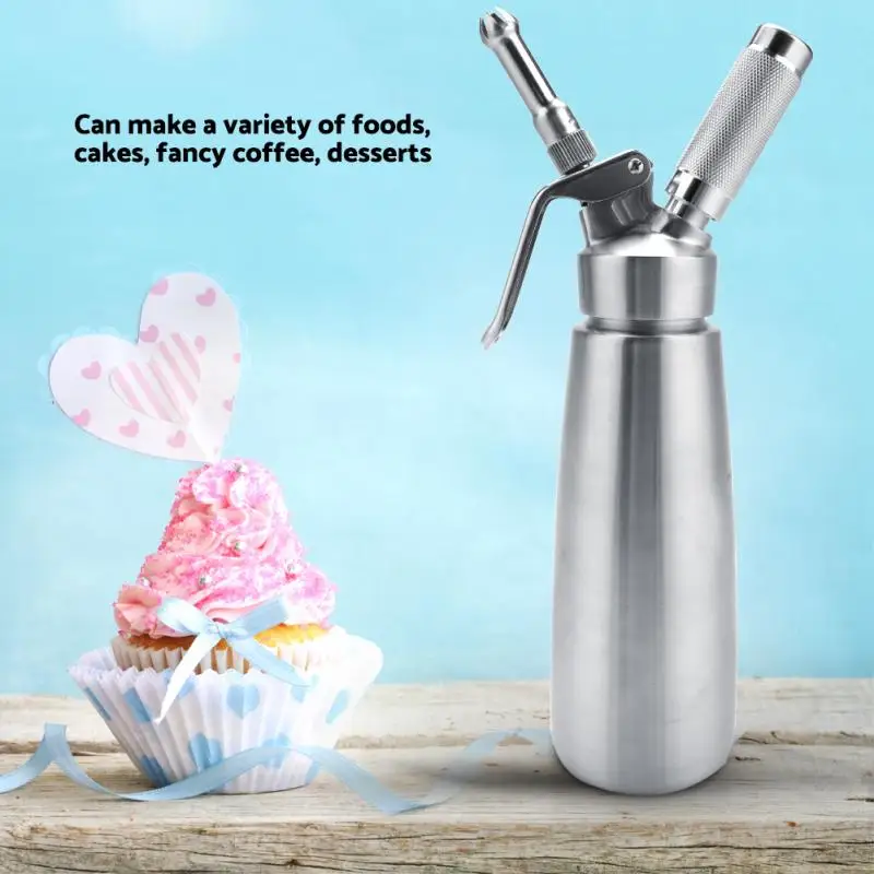 

1000ml Professional Whipped Cream Dispenser High Quality Stainless Steel Cream Whipper With Three Nozzles Dessert Kitchen Tools