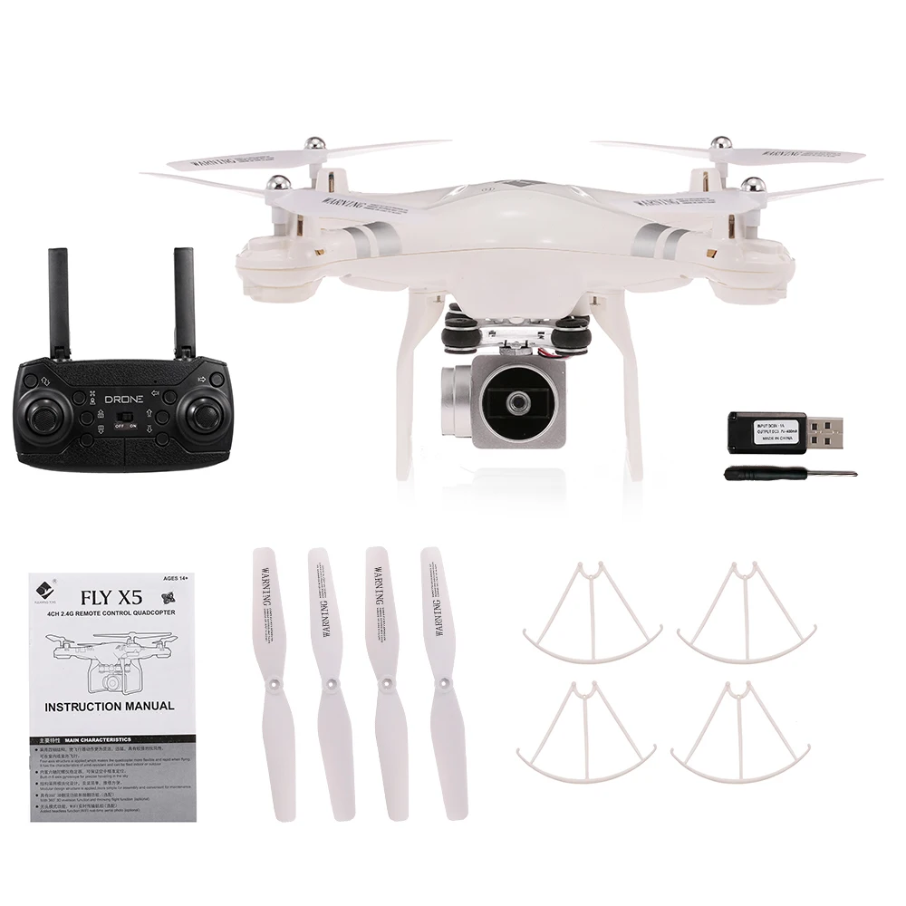 

FULAIYING TOYS X52HD RC Drone Altitude Hold Headless Mode One Key Return Quadcopter Christmas Gift for Beginner Training