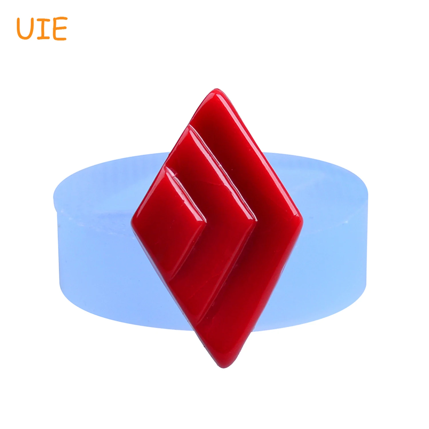 

BYL054U Rhombus Cabochon Silicone Mold Earring Jewelry Necklace Brooch Resin Polymer Clay Cake Decoration Chocolate Candy Mold