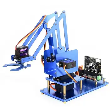 

Waveshare DIY Micro:bit Metal 4DOF RC Robot Arm Kit With Digital Servos