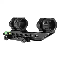 Scope Mount 25-30 мм кольца ж/фиксатор кольца Scope Mount с пузырьковым уровнем для 21 мм Rail аксессуары для охоты и спорта