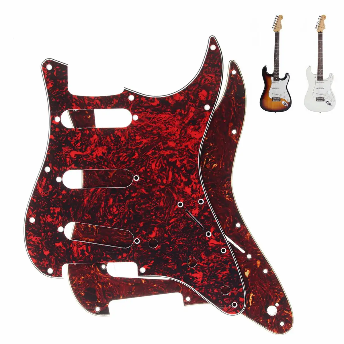 3-слойная защита для гитары от царапин 11 отверстий SSS USA/MEX крыла Stratocaster