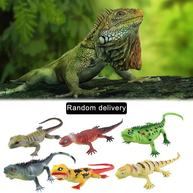 

Simulation Lizard Model Toy Sound Animal Model Crocodile Funny Toy with Whistle
