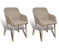 Vidaxl 2 предмета стулья для гостиной удобный стул отдыха высокое высококачественные стулья для Обеденная Главная Декоративные Relax сиденья