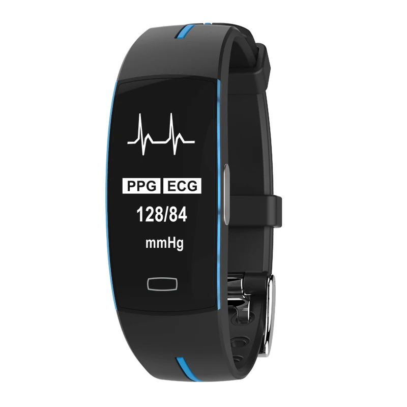P3 Smart Band ECG+PPG Blood Pressure Heart Rate Monitor Pedometer IP67