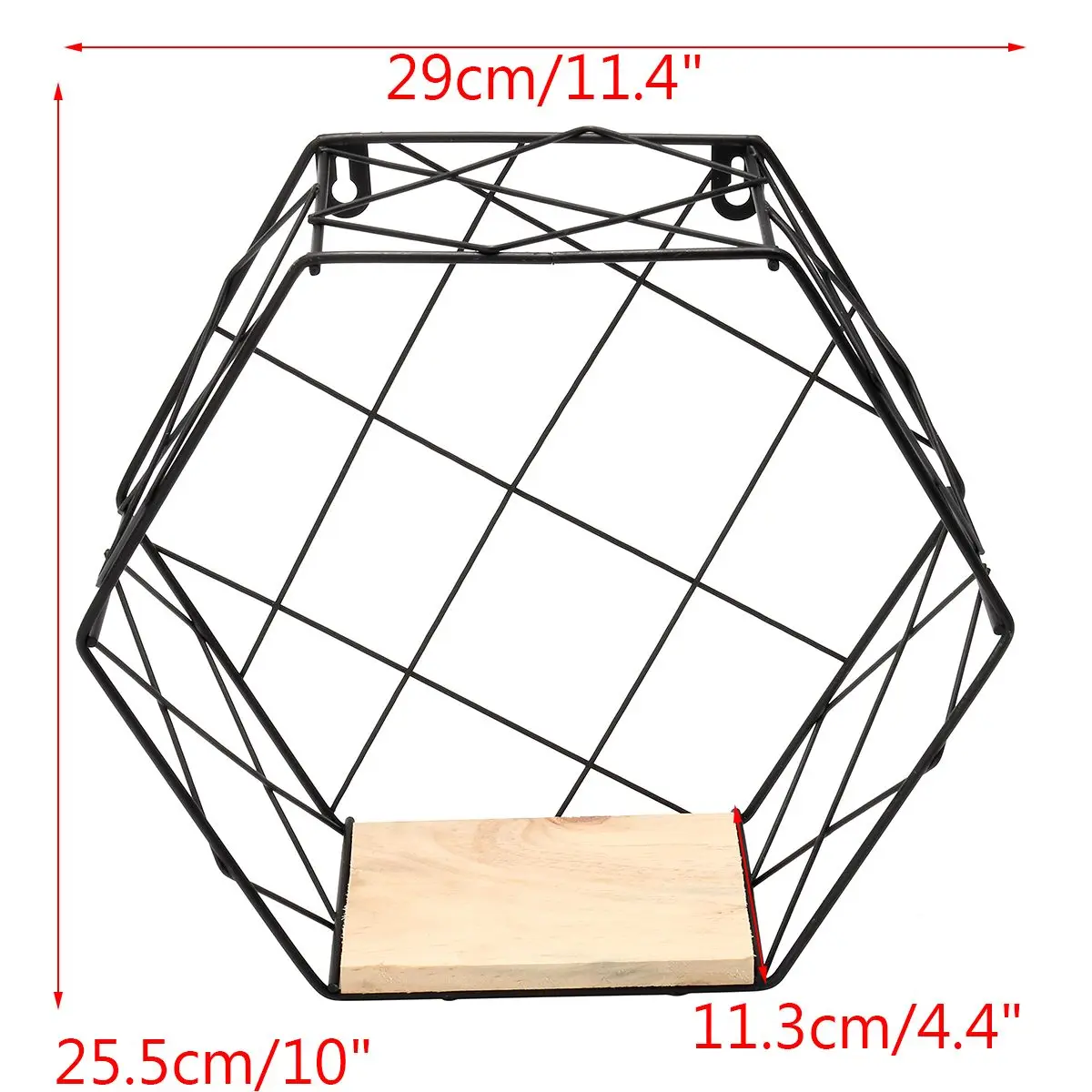 Нордический современный из железа шестиугольная сетка настенная полка комбинированная настенная подвесная фигурка настенная декоративная стойка для хранения для гостиной спальни