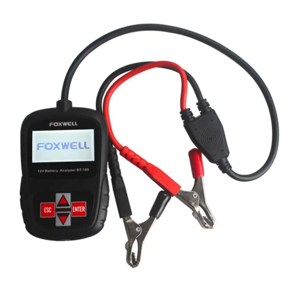 

2017 Newest Foxwell BT100 12V Car Battery Tester with Portable Design Directly Detect for Flooded, AGM, GEL Free Shipping