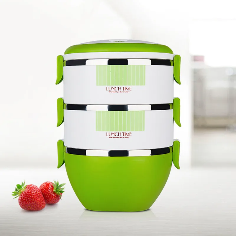 

Multi-layer Sealed Insulated Lunch Box For Kids Stainless Steel Food Container Leakproof Lunchbox School Kitchen Bento Box Gift