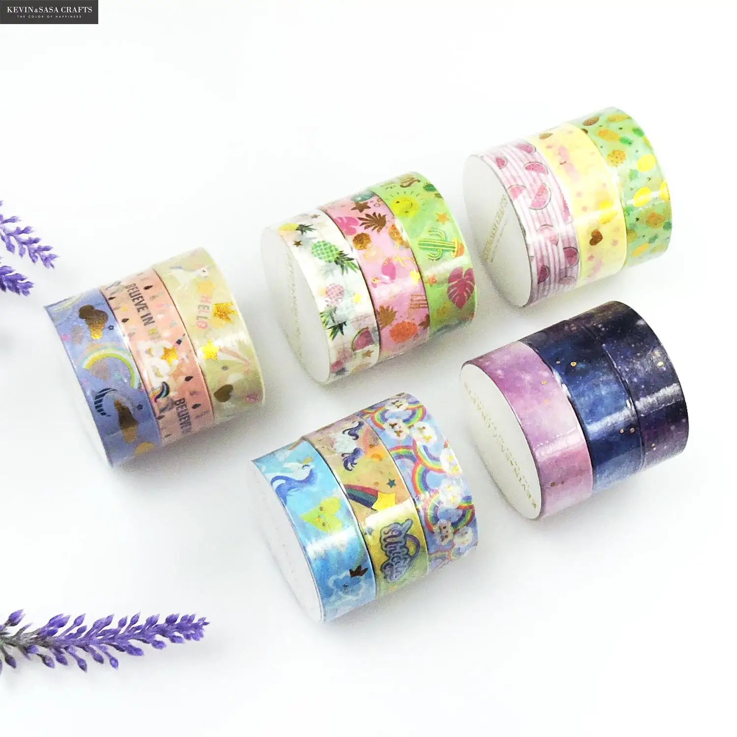 3Rolls/Set Washi Masking Tape Set Animal Fruits Paper Masking Tapes Japanese 15mm x 5m Washi Tape Diy Scrapbooking Sticker Tape