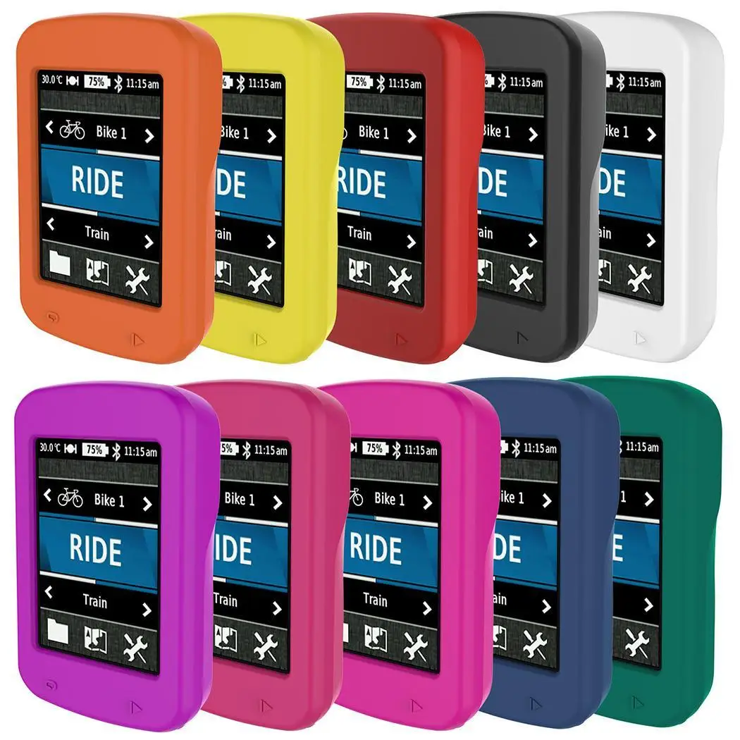 10 видов цветов Мягкий защитный силиконовый резиновый чехол для Garmin Edge 820 Cycling