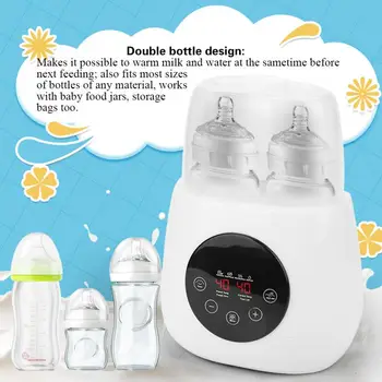 

Baby Feeding Bottle Electric Warmer Heater Baby Food Warm Double Bottle Sterilizer Electric Warmer Milk Food BPA Free Universal