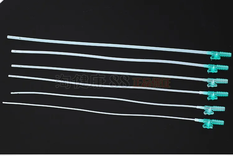 

100pcs F8/F10/F12/F14/F16 Adult/child medical oral cavity sterile PVC suction catheter household Manual sputum aspirator tube