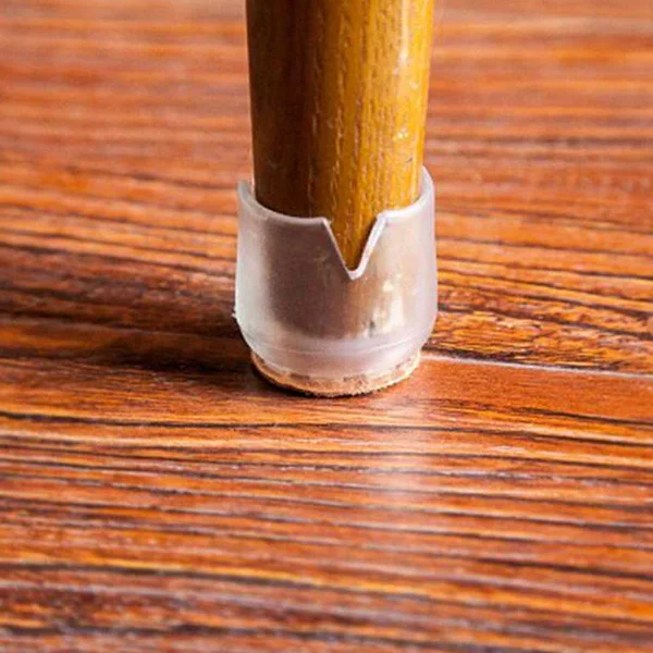 

16 Pcs Chair Leg Covers Silicone Table Feet Caps Hardwood Floor Protectors