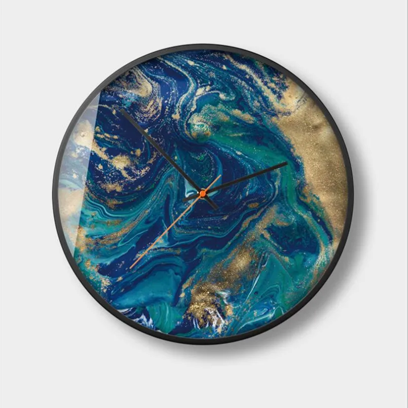 

New 3D Wall Clock Quartz Abstract Decorative Wall Clock Modern Design 30cm/35cm Metal Circular Wall Watch For Home Dropshipping