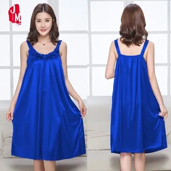 

2019 Newest Hot Ladies Women Floral Satin Silk Nightdress Lingerie Sleepwear SleepRobe Nightie Gown Nightgowns Camis Mini Dress